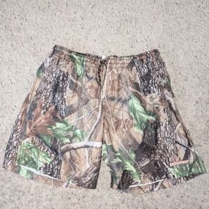 Realtree Camo Mens Mesh Board Shorts Size M